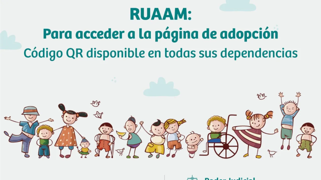 Código QR para acceder a la página web de Adopción