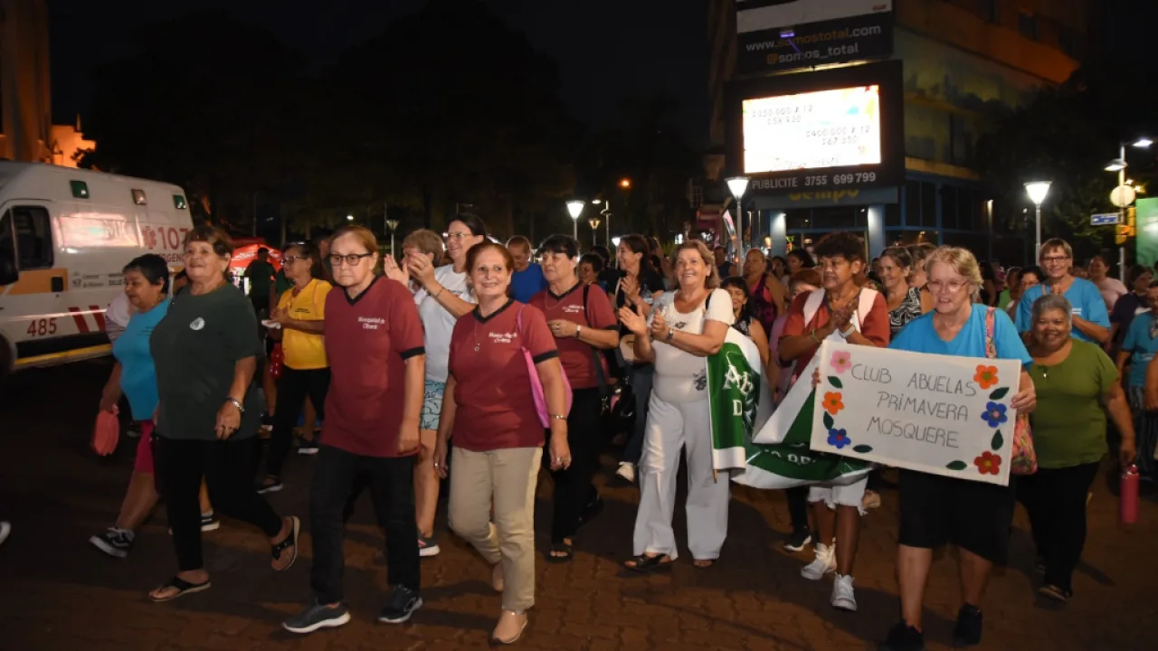 Última fecha del gran prix nocturno con una caminata recreativa