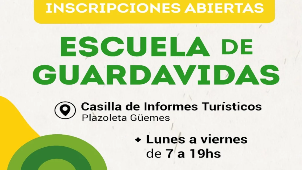 Inscripciones abiertas para escuela de guardavidas y timoneles
