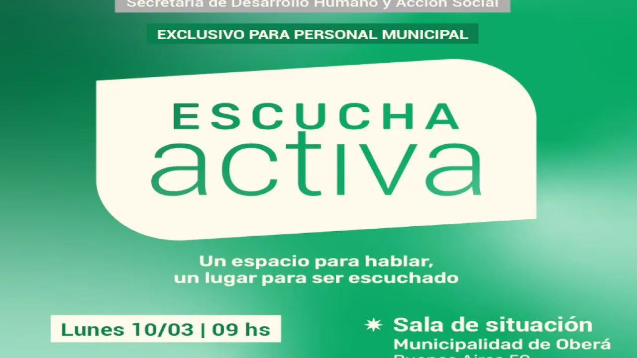 Proyecto "Escucha Activa'"para fomentar el bienestar de sus empleados