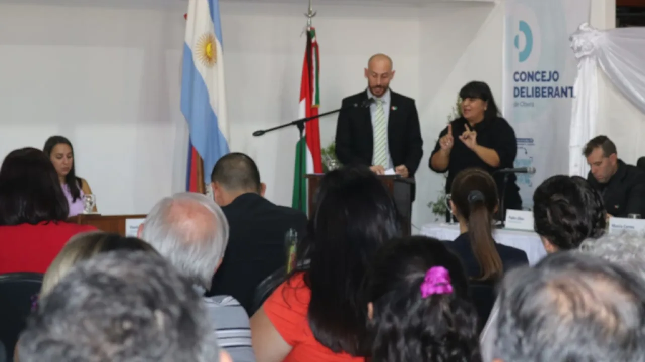 El Intendente Pablo Hassan dio la Apertura de Sesiones del CD Obereño y anunció obras para el 2025