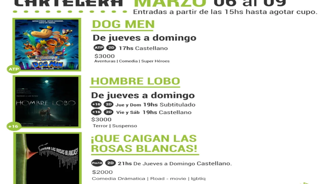 Nuevas opciones para disfrutar a partir del 6 al 9 de Marzo
