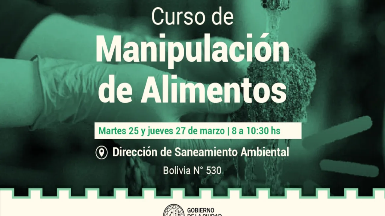 Invitamos a la comunidad al taller de manipulación de alimentos