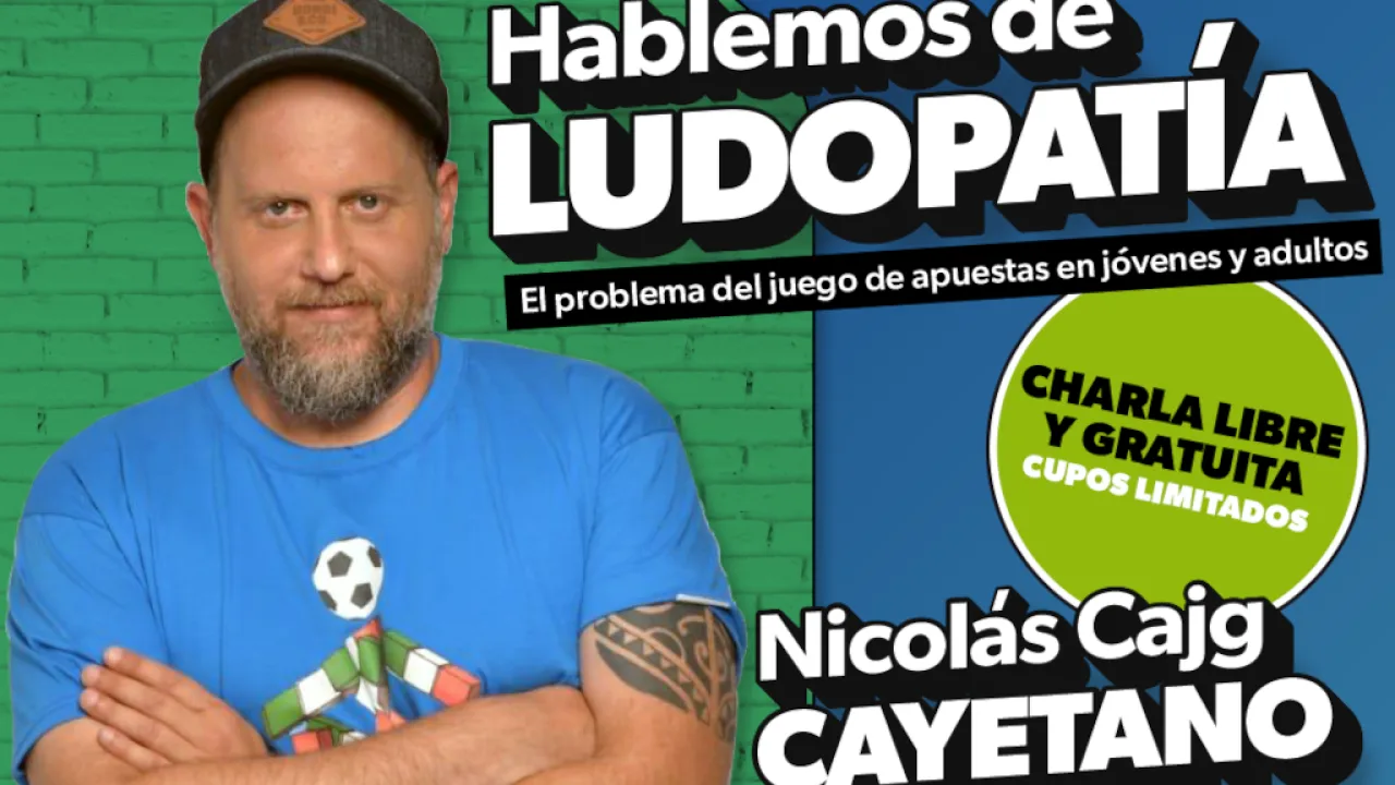 Charla sobre ludopatía aprende y comparte con Nicolas Cajg Cayetano