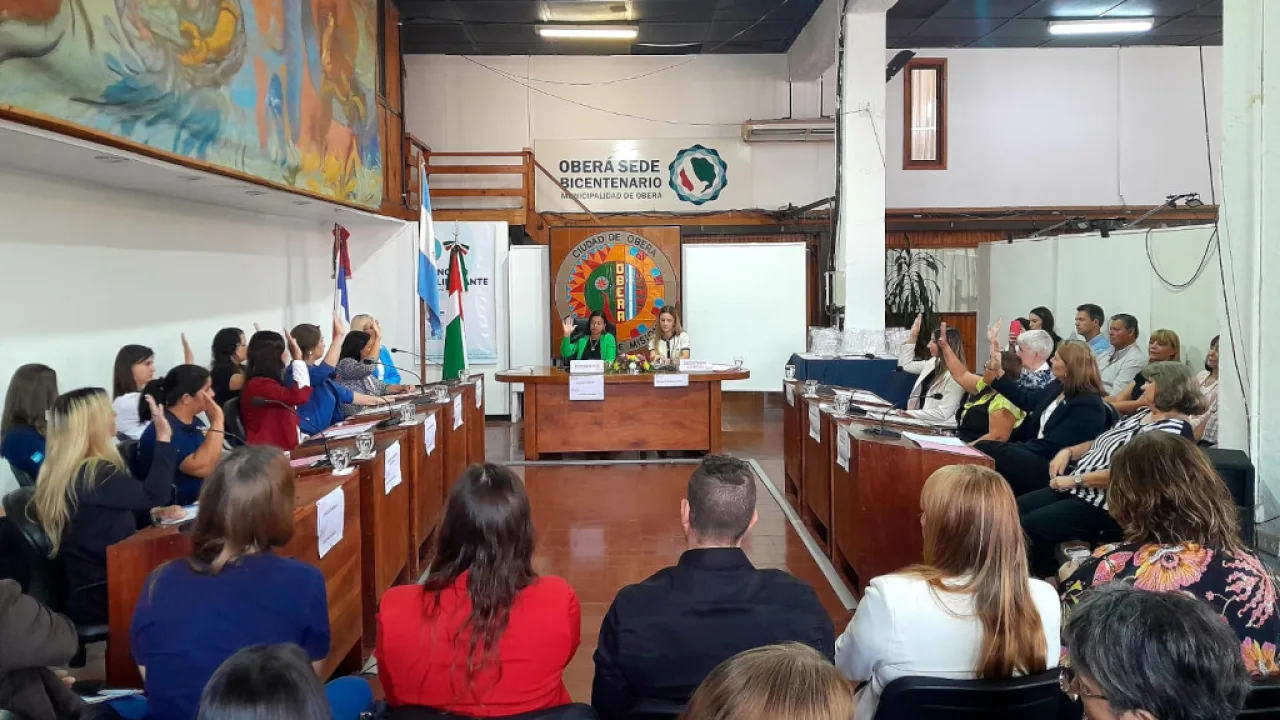 El Deliberante Obereño celebró la segunda edición del Parlamento de la Mujer