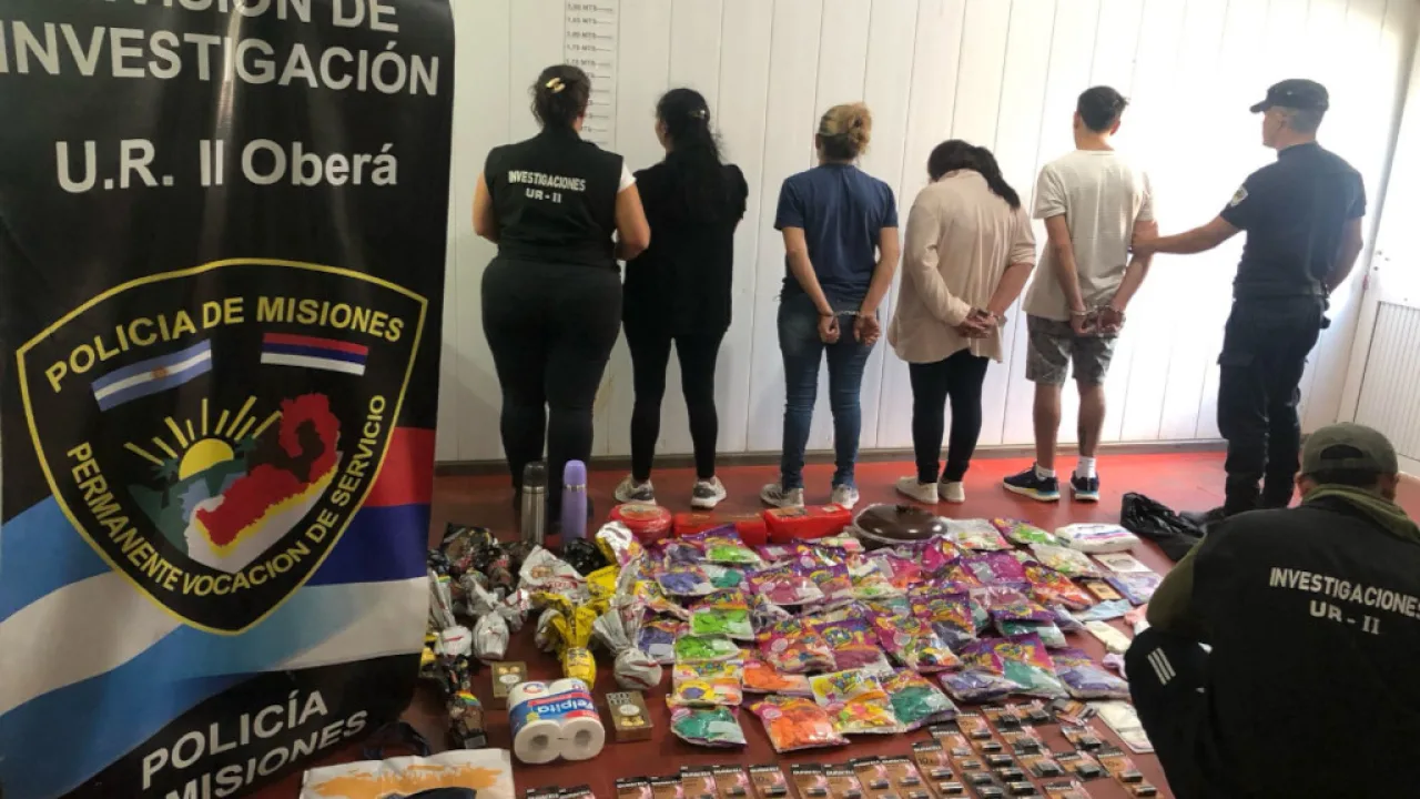 Capturaron a el clan de mecheros conocido como "Alvarez" integrado por tres mujeres y un hombre