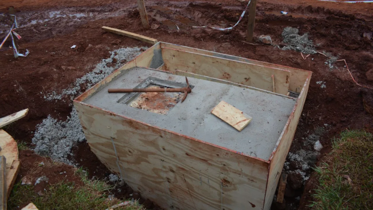 Avanzan las obras de desagües pluviales en el barrio de 100 hectáreas