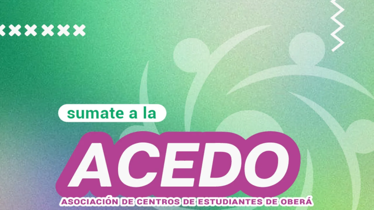 Asociación de centros de estudiantes de Oberá (ACEDO) se reunirá el 9 de Abril