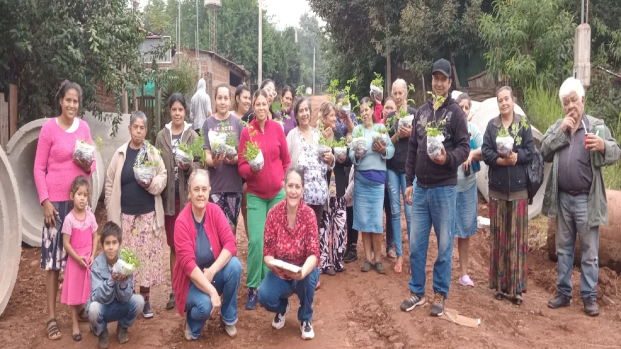 El programa huertas comunitarias continúa con la entrega de plantines de verduras