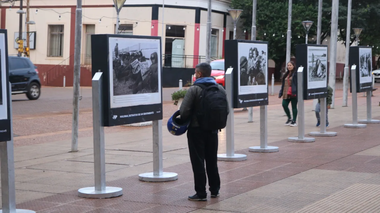 Rinden homenaje con exposición fotográfica de "Malvinas, Retrato de un Sentimiento"