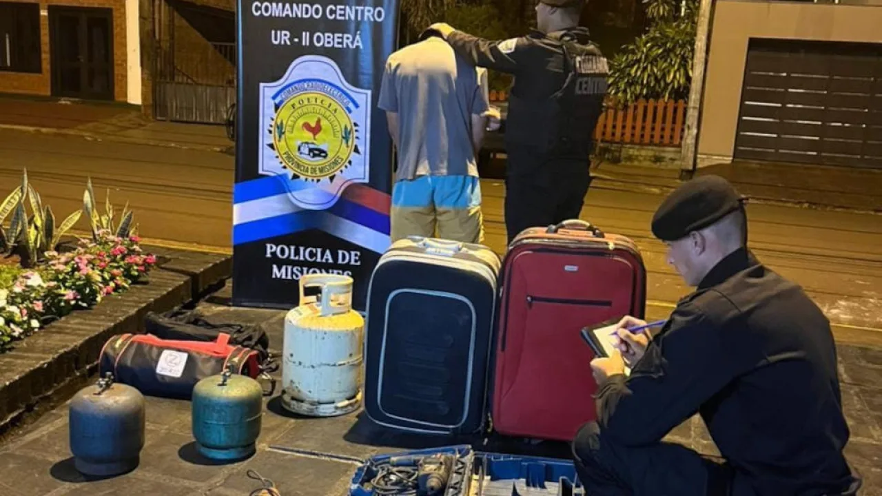 Cazado por las cámaras: capturaron a un delincuente que saqueaba viviendas
