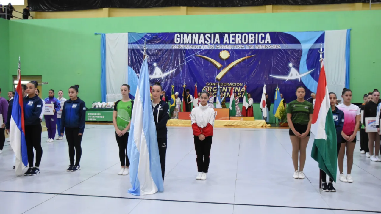 Éxito en el torneo nacional de gimnasia aeróbica más de 500 atletas compiten