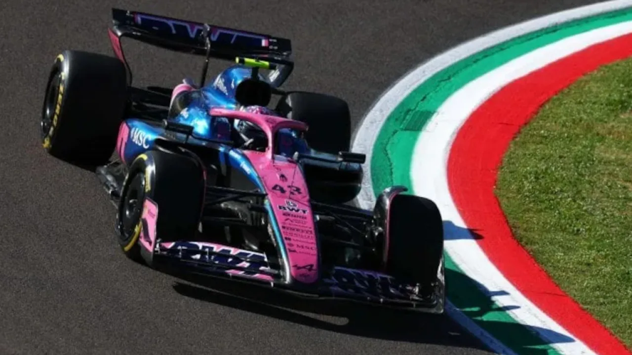 Colapinto debutó con Alpine y terminó 17° en la primera práctica libre en Imola