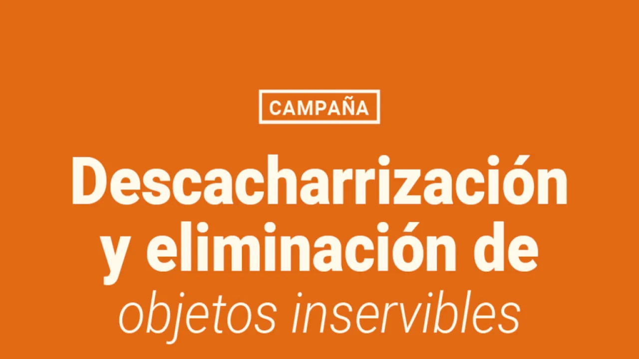 Campaña de descacharrización para prevenir el dengue en el barrio Günther