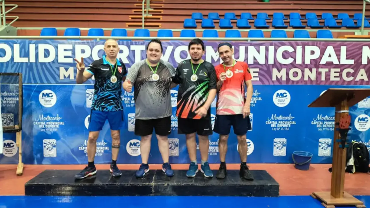 Montecarlo abrió la temporada del Circuito Provincial de Tenis de Mesa