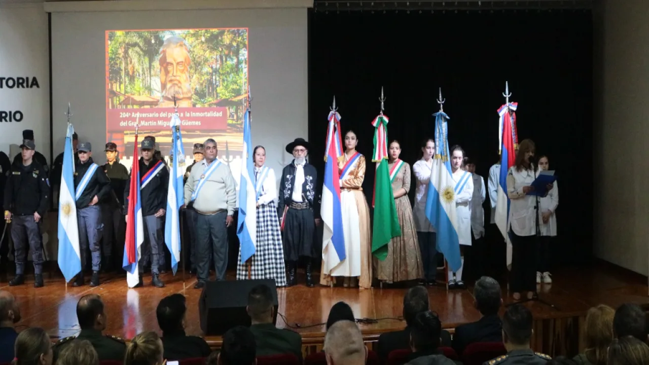 La ciudad rinde homenaje al general Martín Miguel de Güemes por su heroísmo