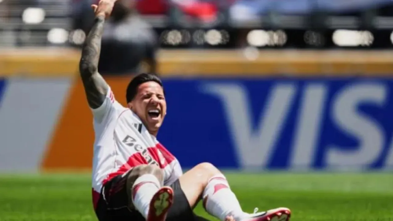 Sebastián Driussi será baja en River para el resto del Mundial de Clubes