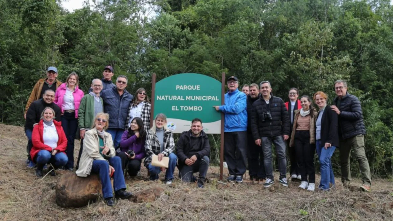 Se inauguró el Parque Natural Municipal El Tombo en Colonia Alberdi