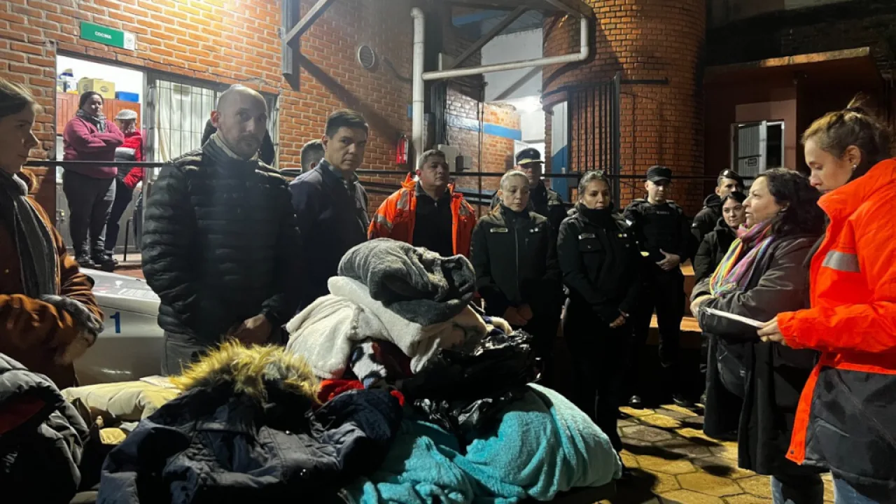 Operativo en Red para asistir a personas expuestas a bajas temperaturas