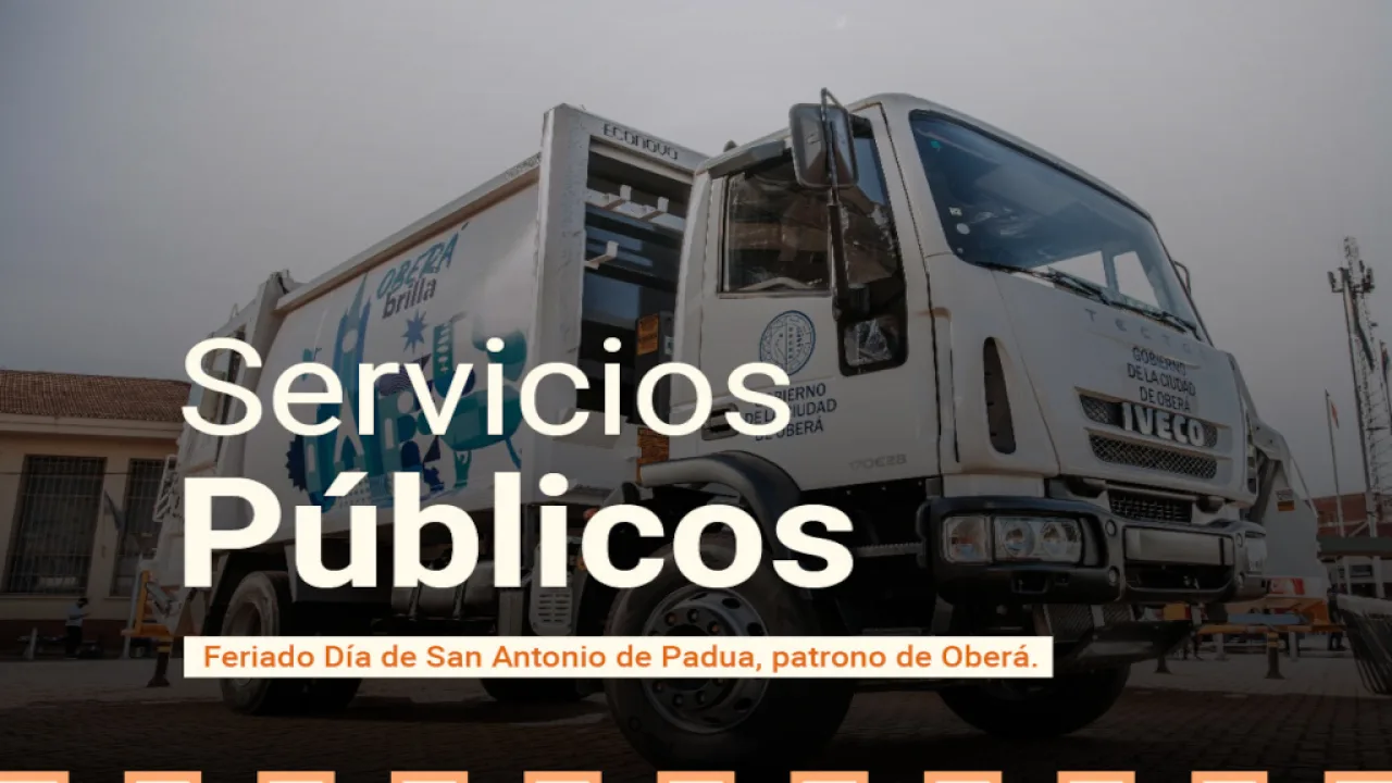 Servicios de recolección y agua suspendidos el16 de Junio