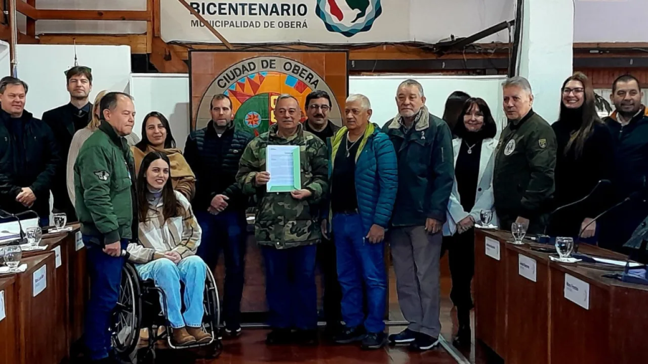 El Deliberante Obereño aprobó comodato para la Unión de Veteranos Héroes de Malvinas