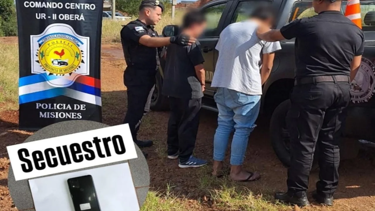 Engañaron a un jubilado, ingresaron a su casa y le robaron dos celulares, la policía los detuvo