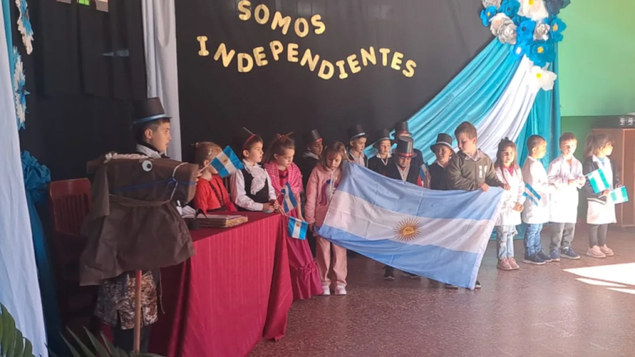 Se realizó en la Escuela N° 309 el acto por el Día de la Independencia