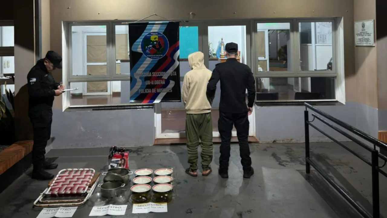 En amplio operativo policial se recuperaron elementos robados y se detuvo a joven delincuente