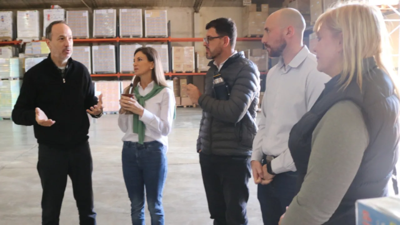 Hassan visitó el Molino San Miguel AMSA S.A una empresa que apuesta a lo local
