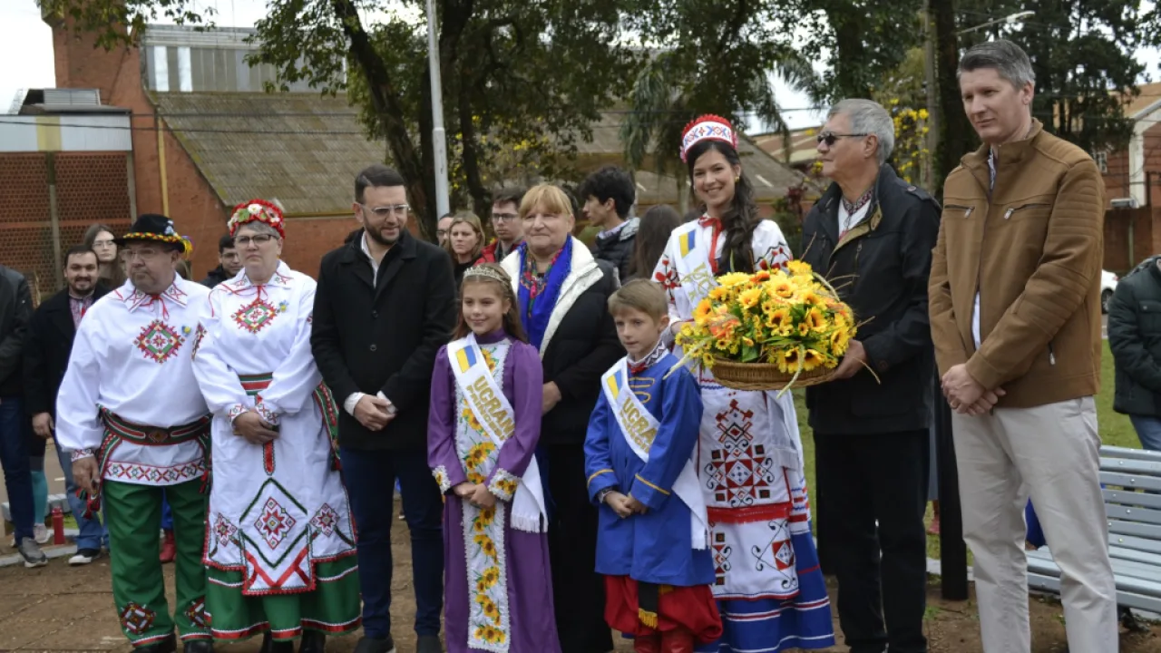 Conmemoración de la Independencia de Ucrania en Oberá