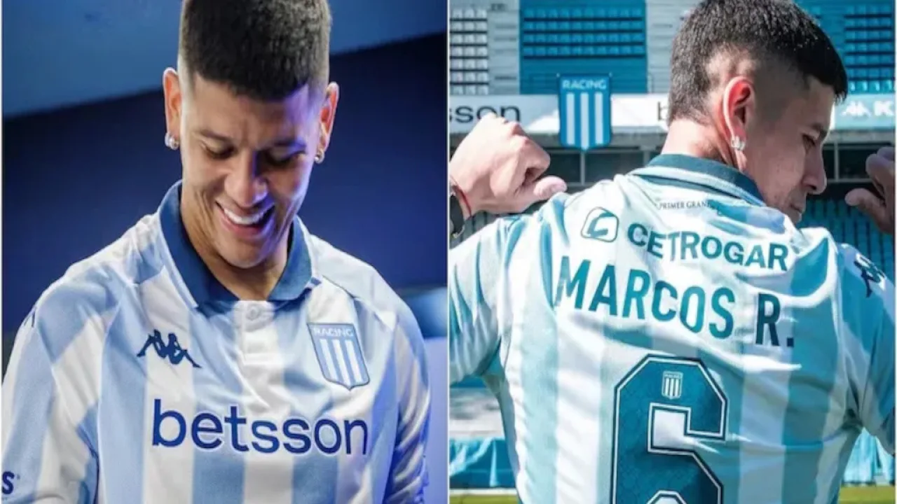 Marcos Rojo se entrenó en Racing y podría debutar ante Peñarol por la Copa Libertadores