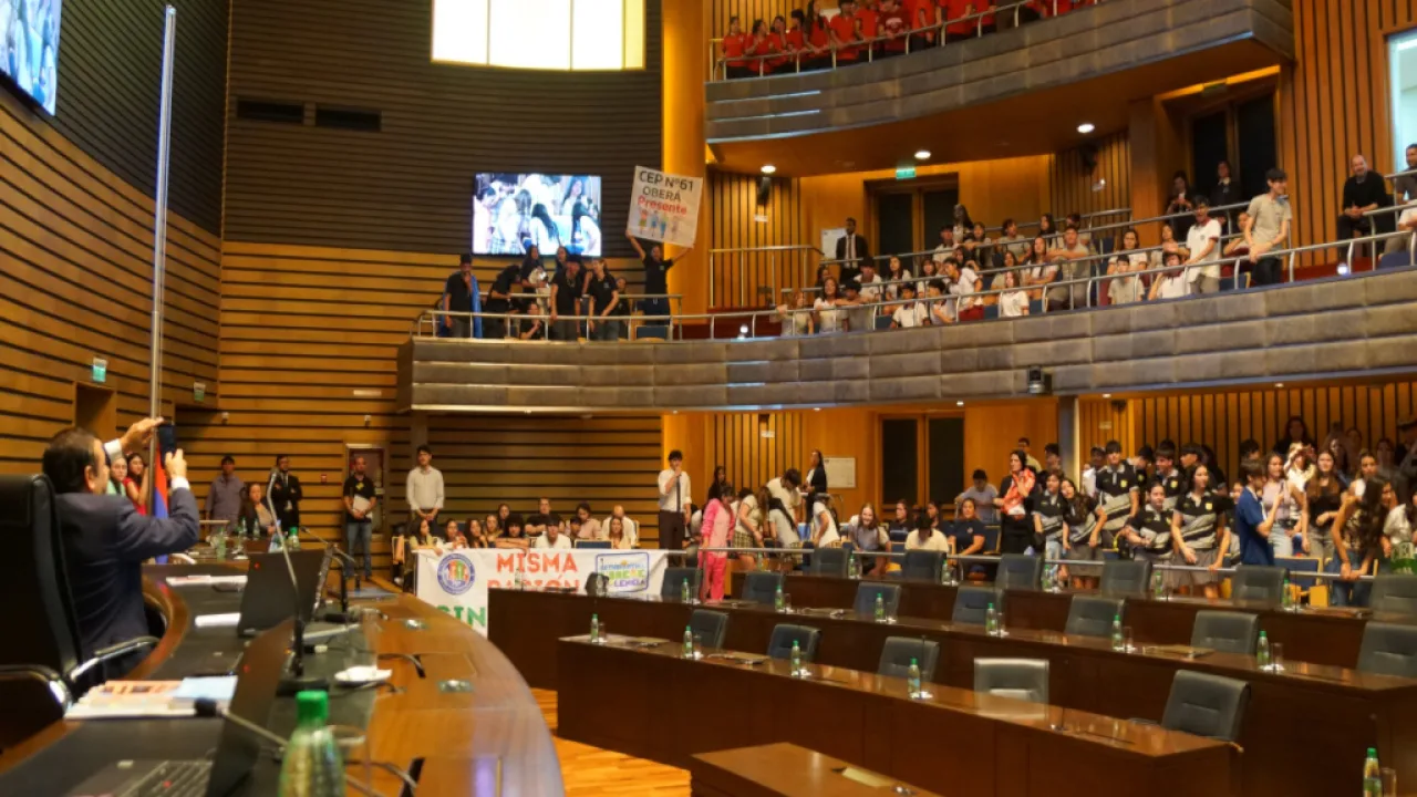 Se realizó el lanzamiento del Parlamento Estudiantil Misionero 2025