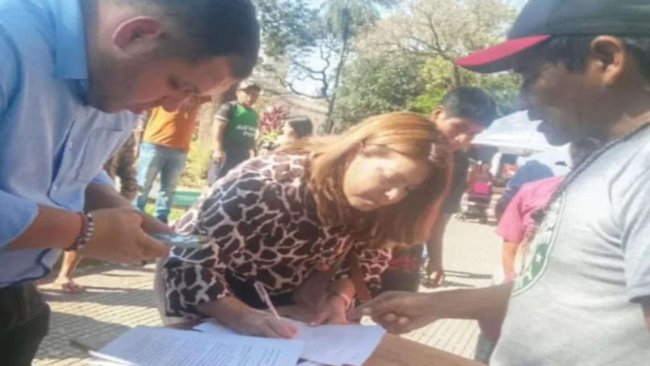 El Gobierno firmó un acta para desactivar la protesta Mbya, sin soluciones de fondo