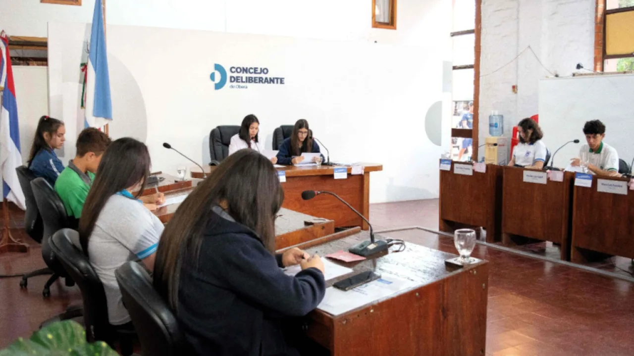 El Concejo Deliberante realizará el Parlamento Estudiantil 2025 en Oberá