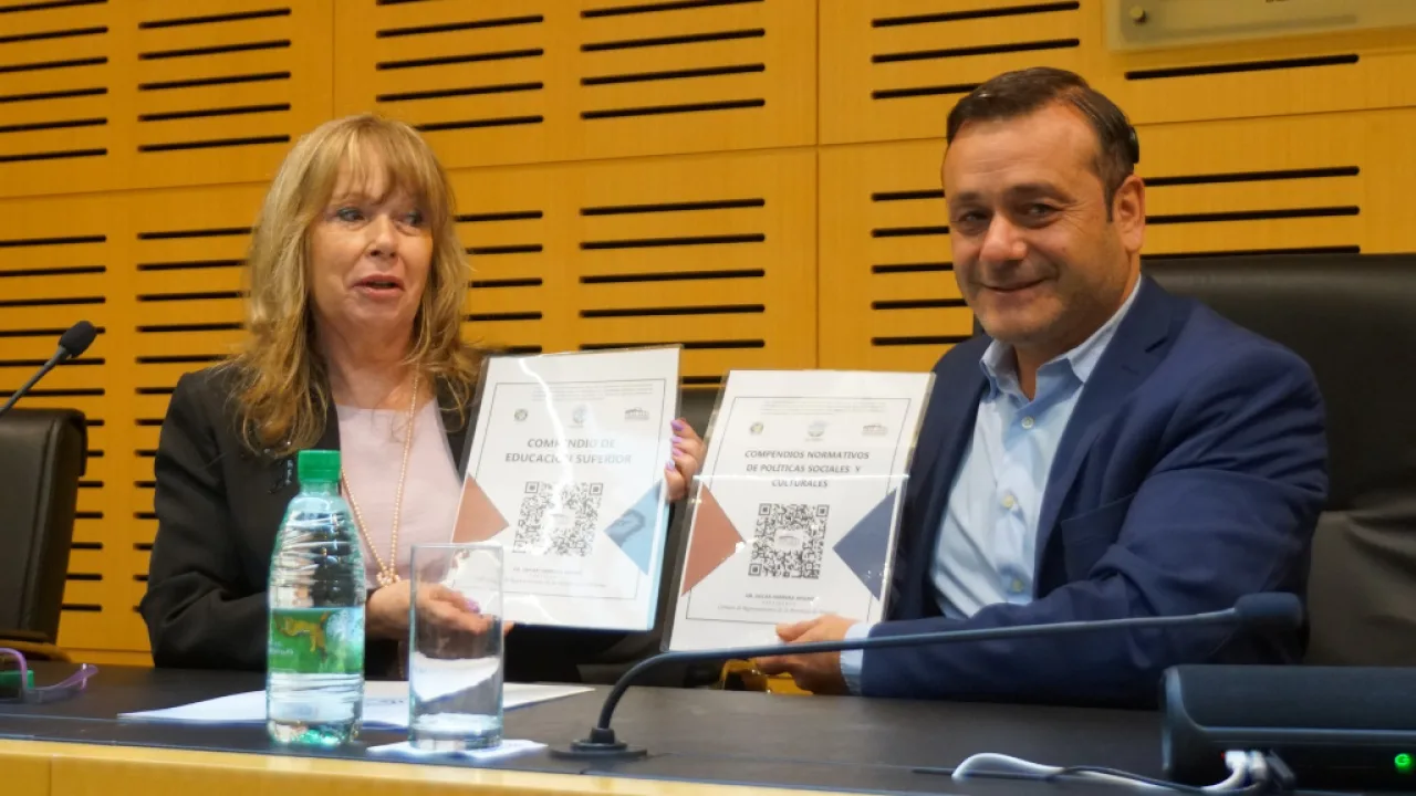 La Legislatura firmó convenios con la Universidad Nacional de Misiones y presentó el Compendio Jurídico de Educación Superior