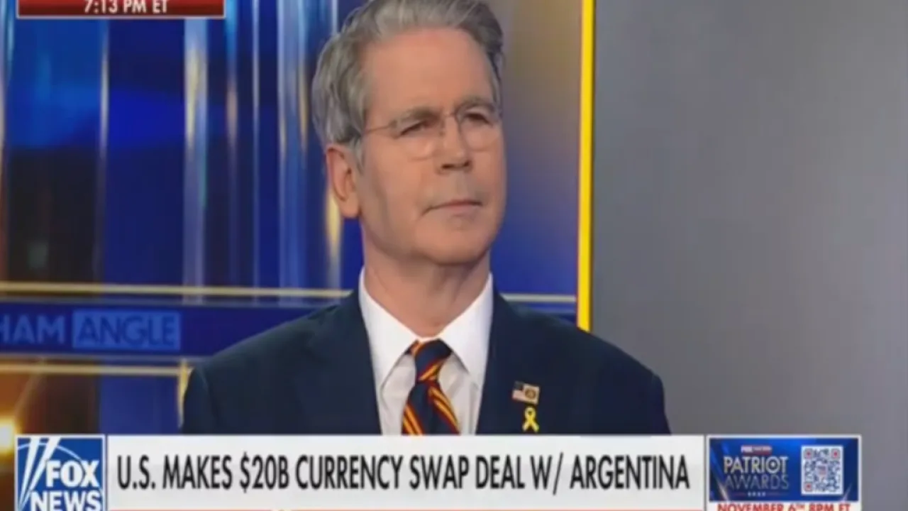 Bessent explicó por qué rescató a Milei "No queremos que Argentina sea un estado fallido"