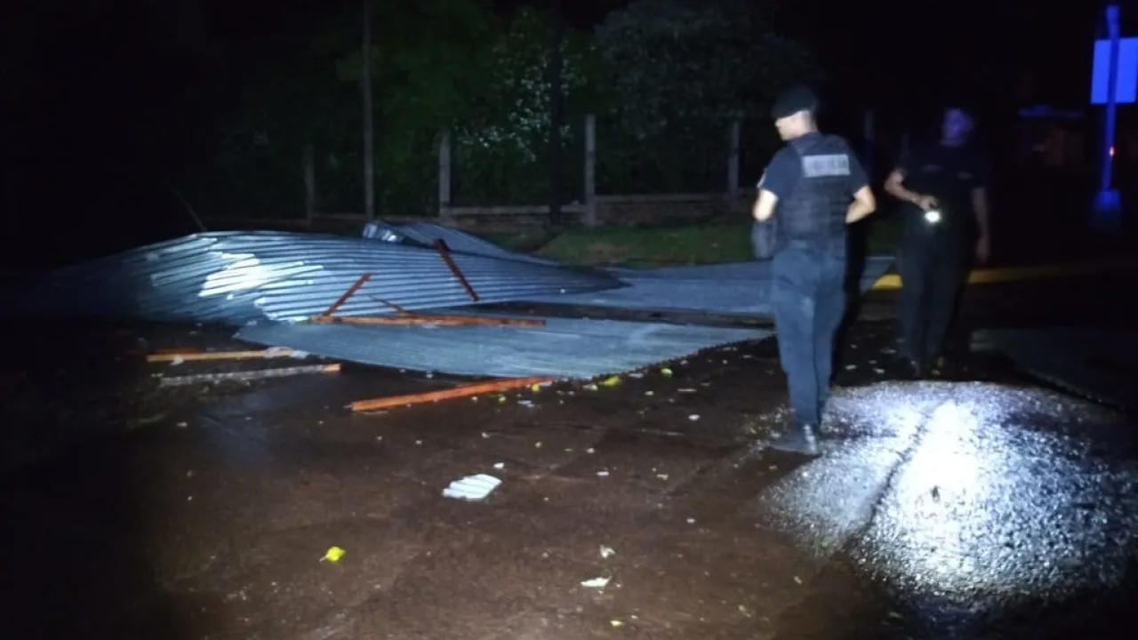 Policía de Misiones realiza relevamientos por las inclemencias climáticas en toda la provincia