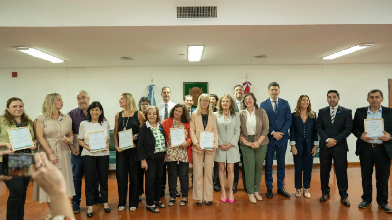 Acto de reconocimiento a funcionarios y agentes judiciales