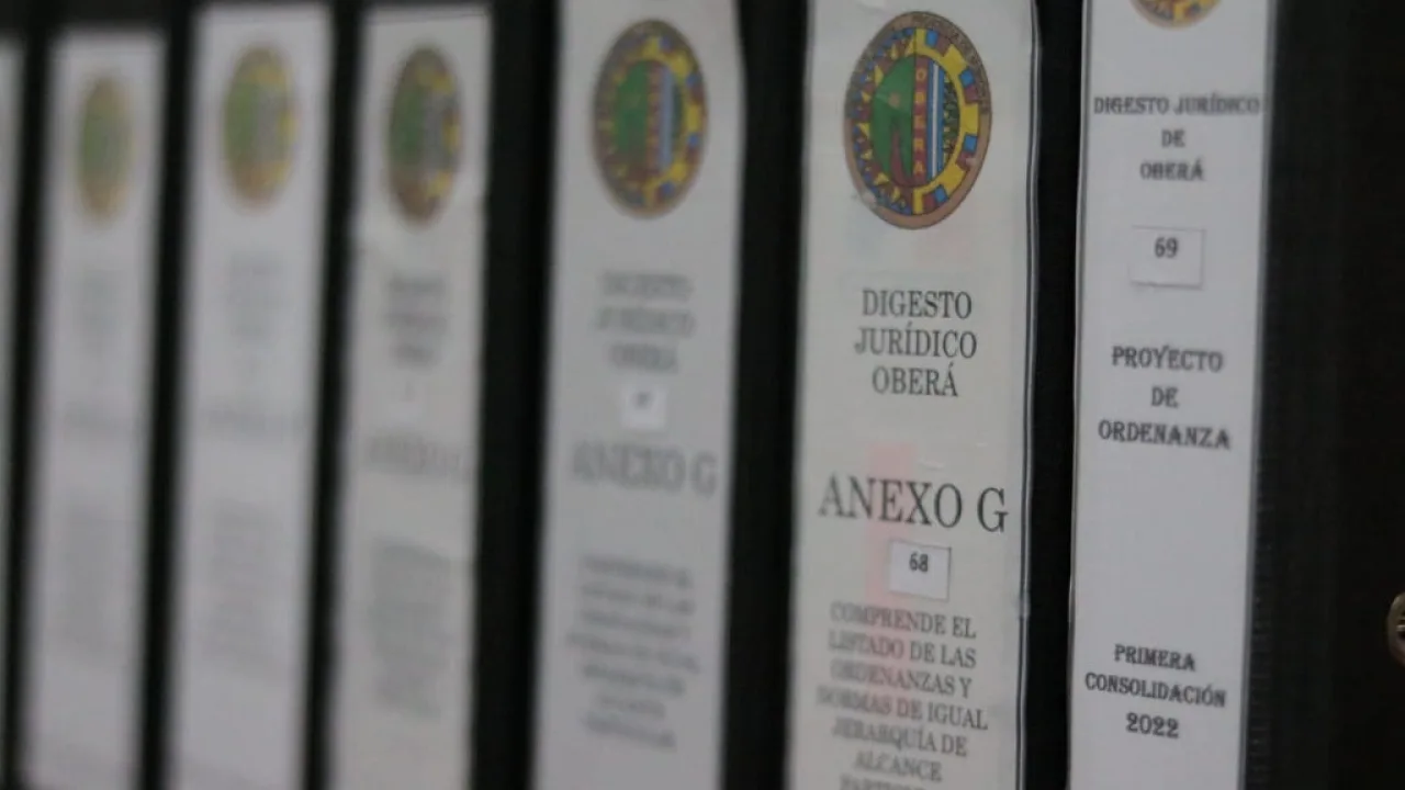 El Concejo Deliberante tratará la 5° Consolidación del Digesto Jurídico de Oberá