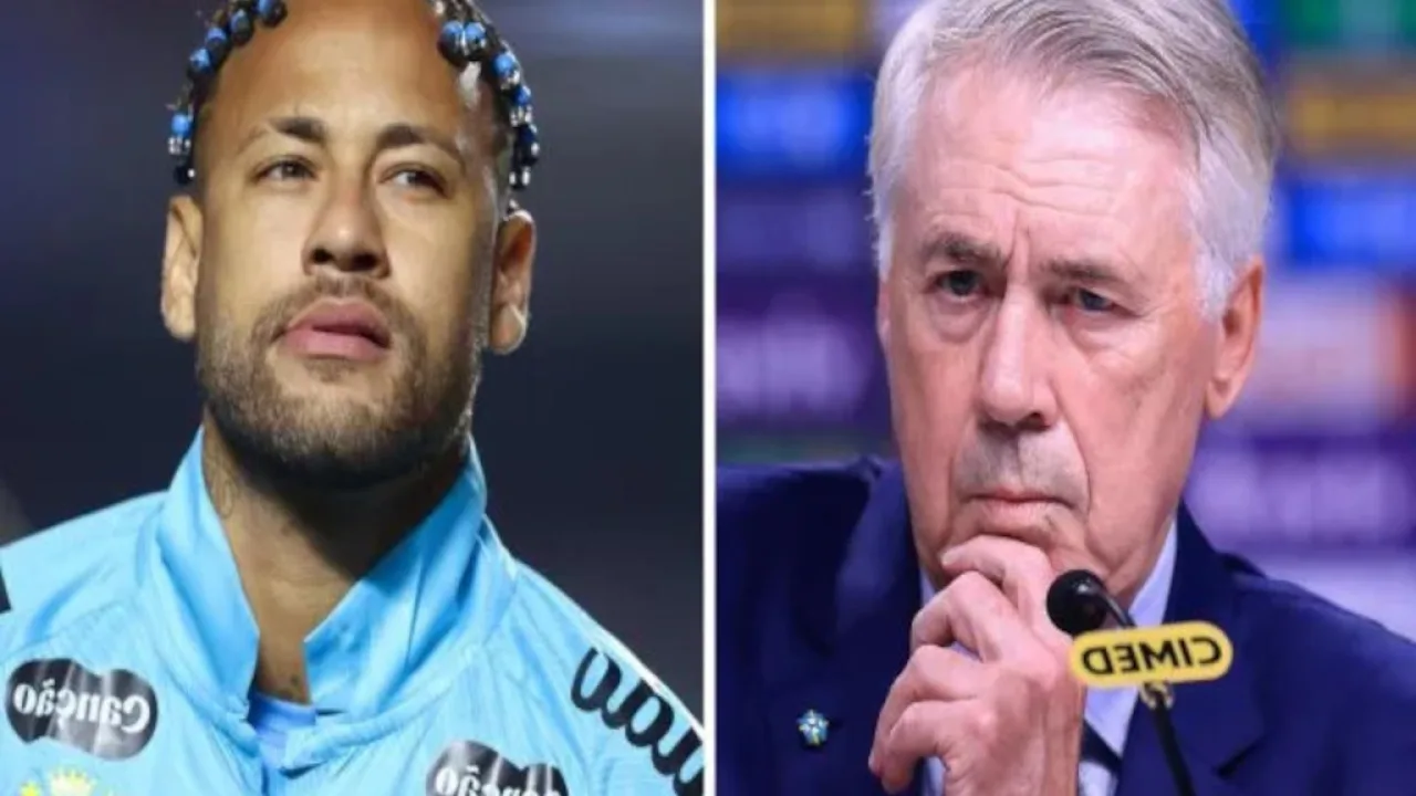 Carlo Ancelotti habló de las chances de Neymar para ir al Mundial 2026 con la Selección de Brasil