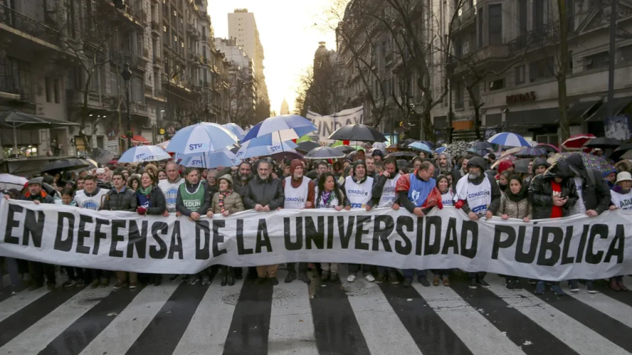 Universidades nacionales paran por 72 horas y exigen aplicar la Ley de Financiamiento