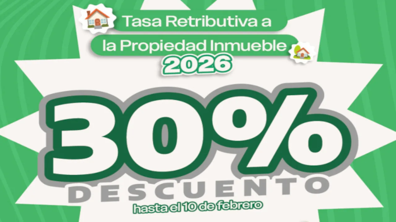 Ya está disponible la Tasa Retributiva a la Propiedad Inmueble 2026