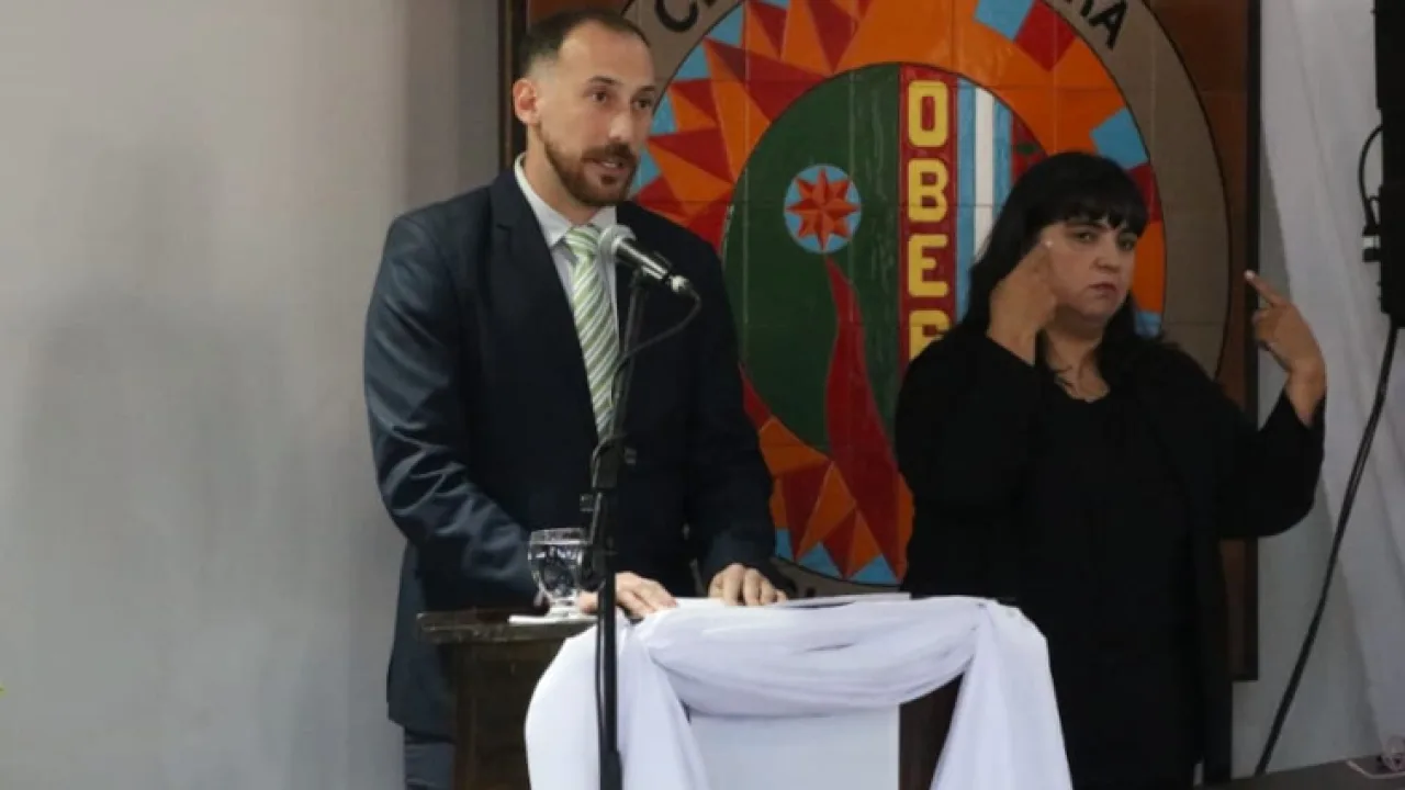 "Oberá se posiciona como un lugar para invertir, producir y emprender", afirmó Hassan en el Inicio de SeSiones del CD