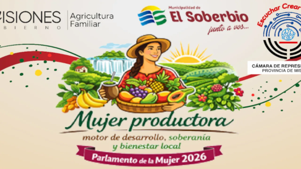 El Soberbio será sede del Parlamento de la Mujer 2026 "Mujer productora, motor de desarrollo"