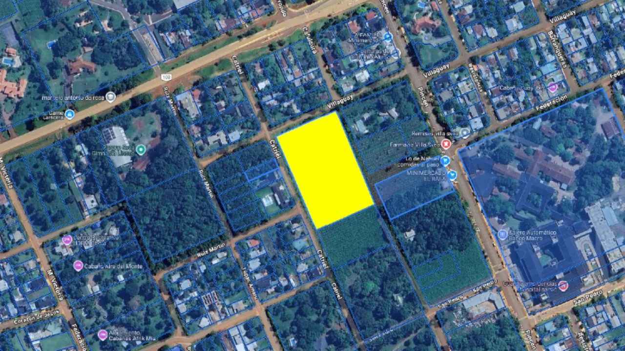 Oberá cuenta con un Mapa Parcelario actualizado y accesible para todos los vecinos