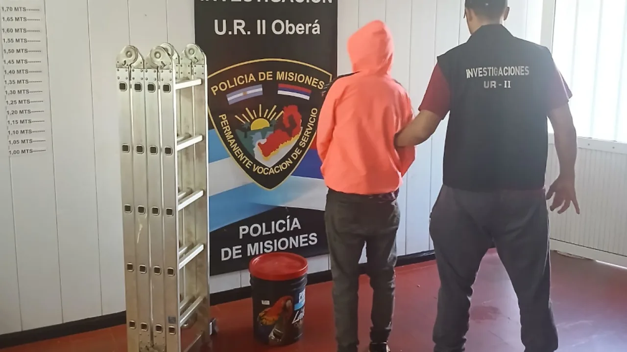 Detuvieron a un delincuente mientras comercializaba objetos robados