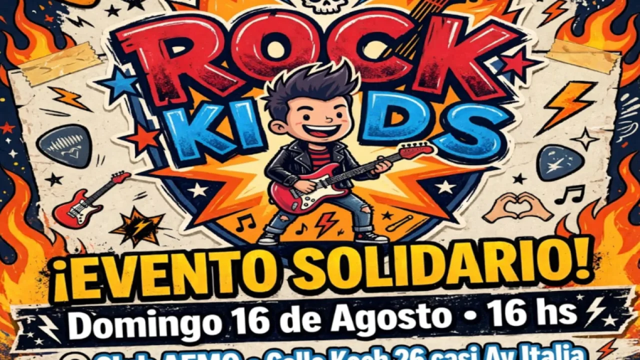 La música se une a la solidaridad, la Academia Tempo organiza el festival "Rock Kids" por el Día del Niño