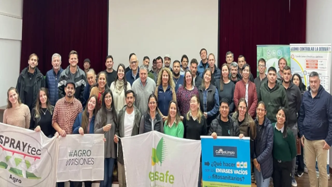 Fortalecen la profesionalización en el uso responsable de fitosanitarios con nuevas jornadas de capacitación
