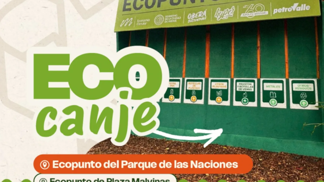 Nueva jornada de reciclaje y concientización ambiental en Oberá