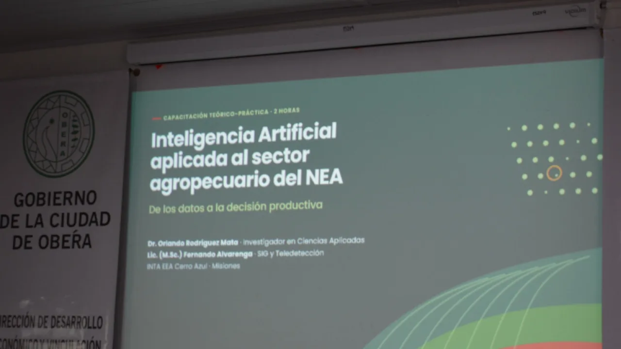 Revolución tecnológica en la chacra, productores obereños se capacitan en IA aplicada al agro